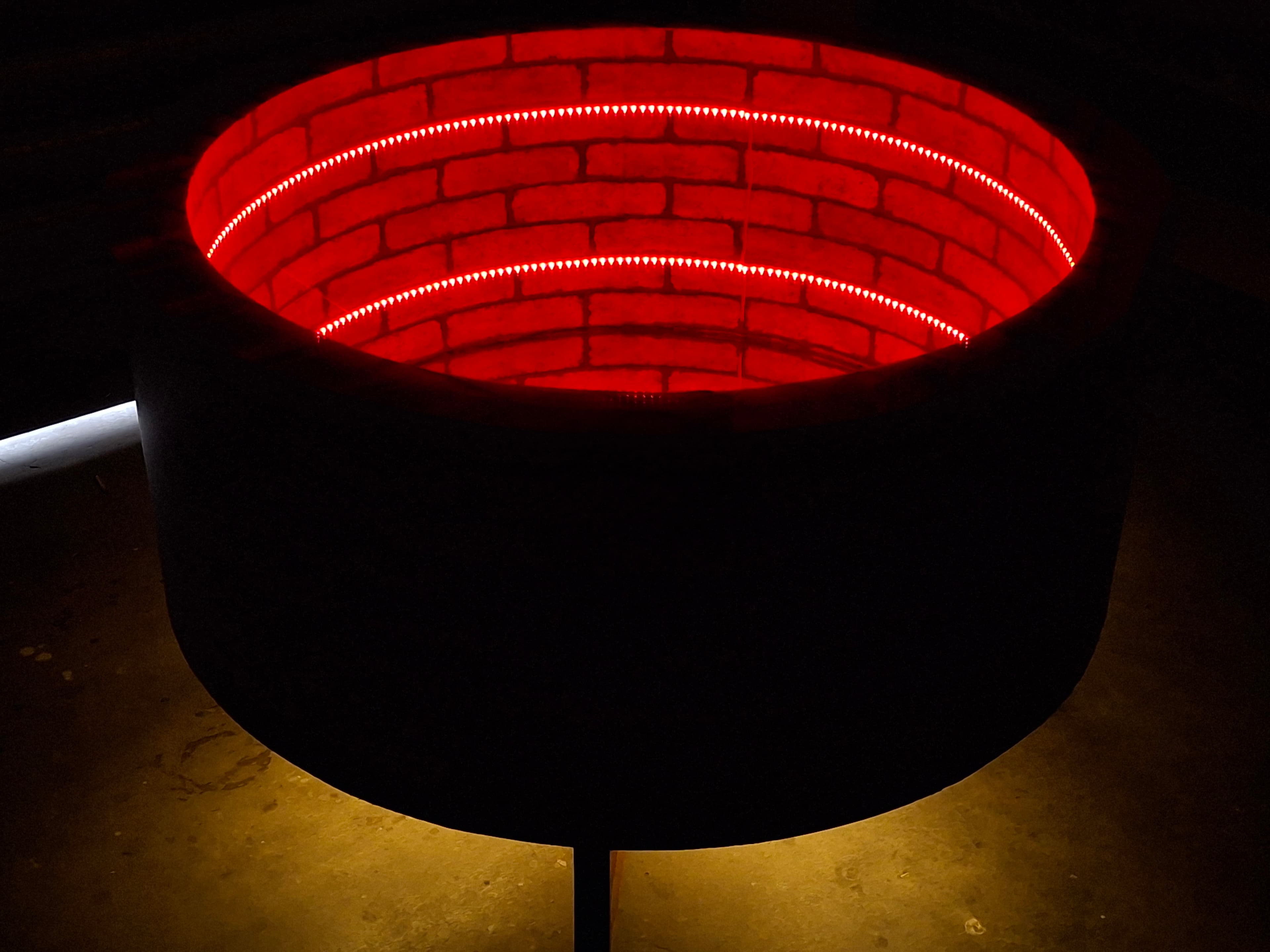 Infinity Mirror LED Center Table 3D Tunnel Effect